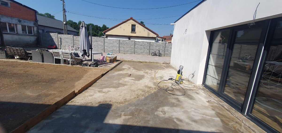 Façade avant travaux d'enduit à Valenciennes